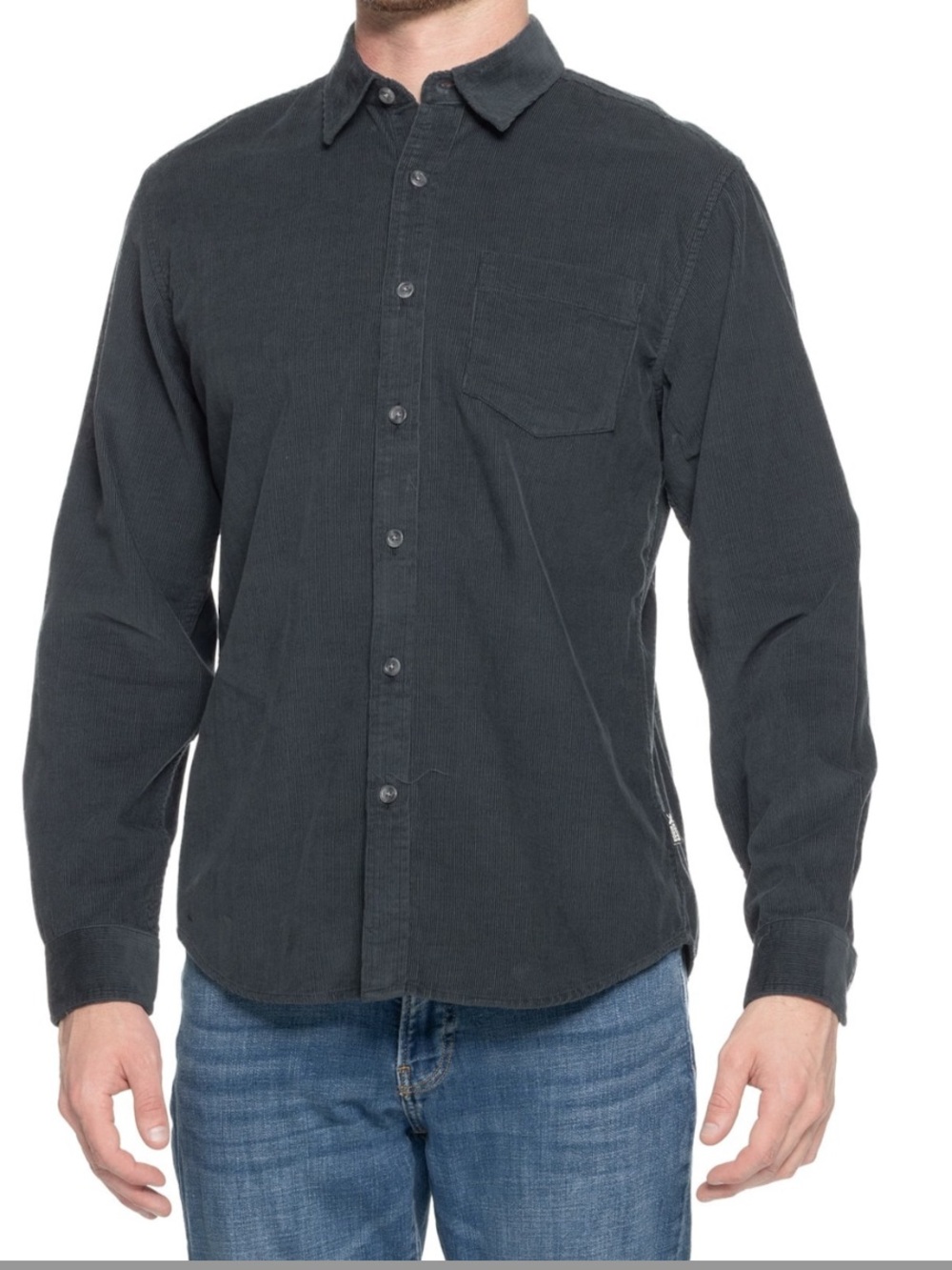 Eddie Bauer Mens Corduroy Button-Down Long Sleeve Shirt Size Medium NWT